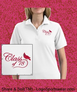 Women's Silk Touch Sport Shirt - Class of \'78 Design Zoom
